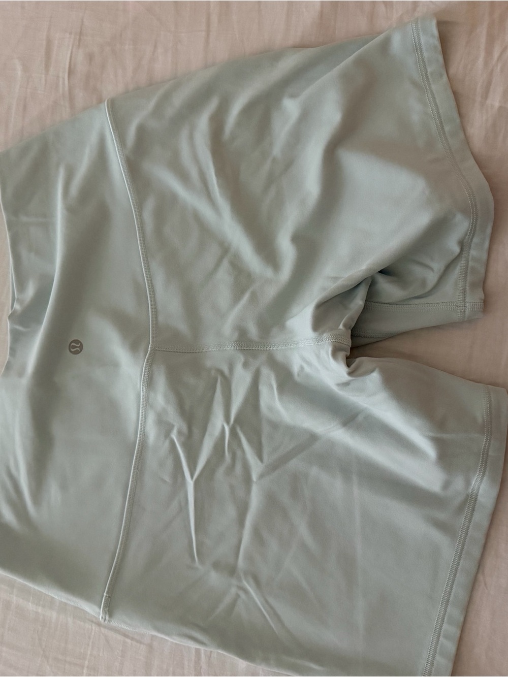 lululemon athletica Mint Green align shorts sz 14 6in